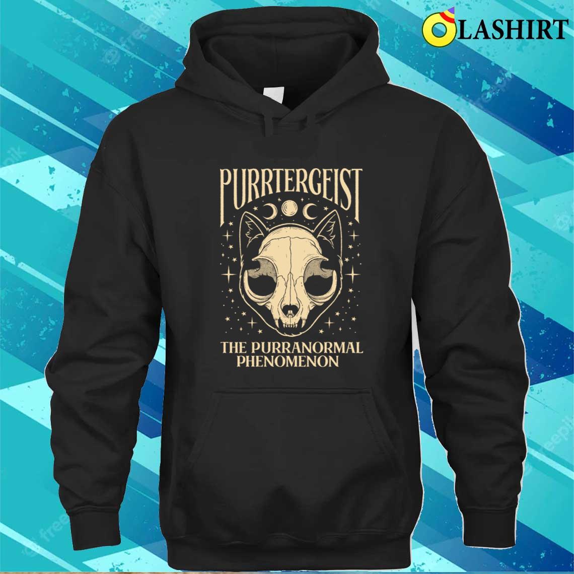 Purrtergeist T-shirt Unisex Hoodie