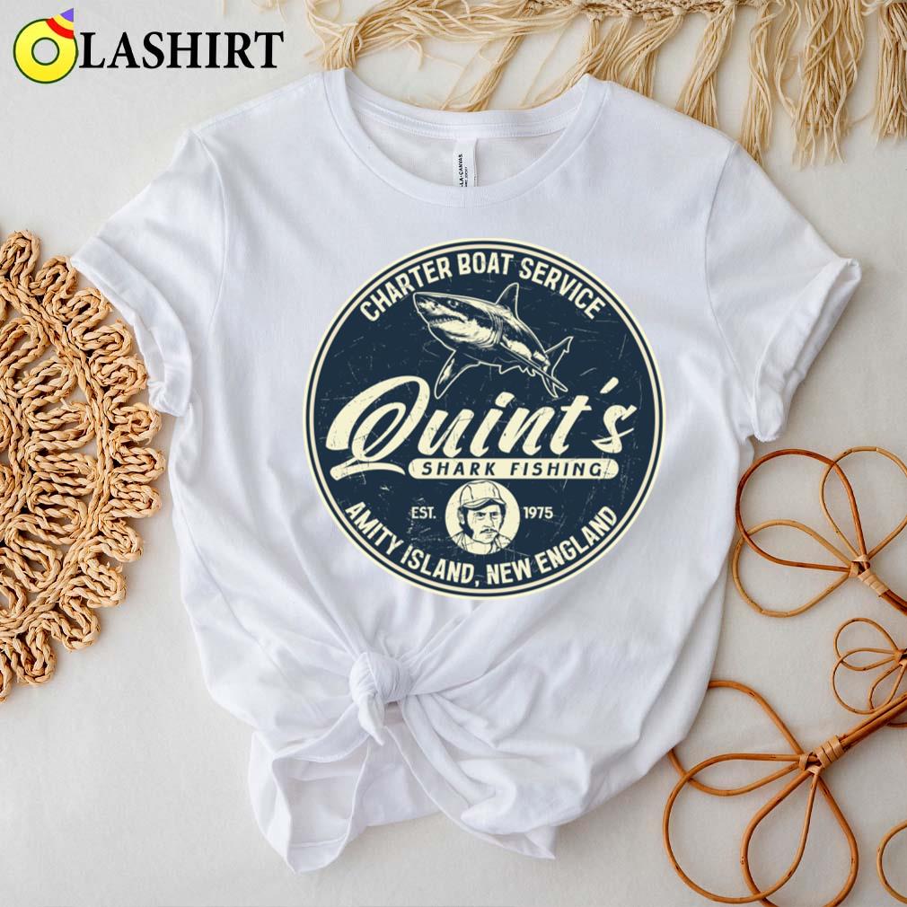 Quint's Carter Boat Service T-shirt Best Sale