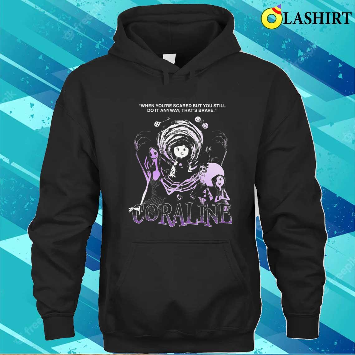 Retro Coraline Movie T-shirt Unisex Hoodie