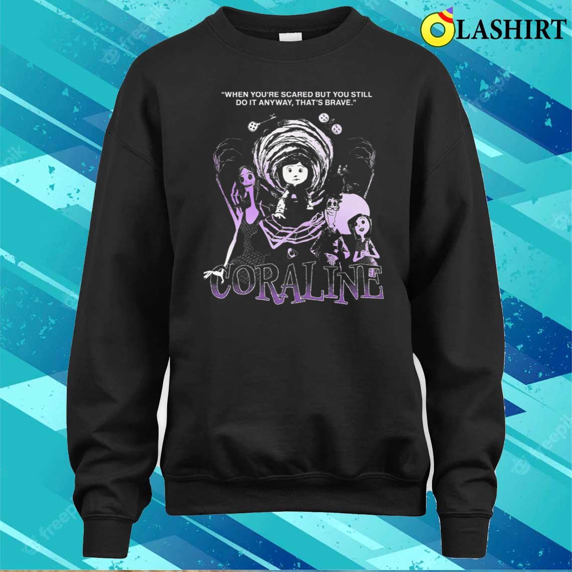 Retro Coraline Movie T-shirt Sweater Shirt