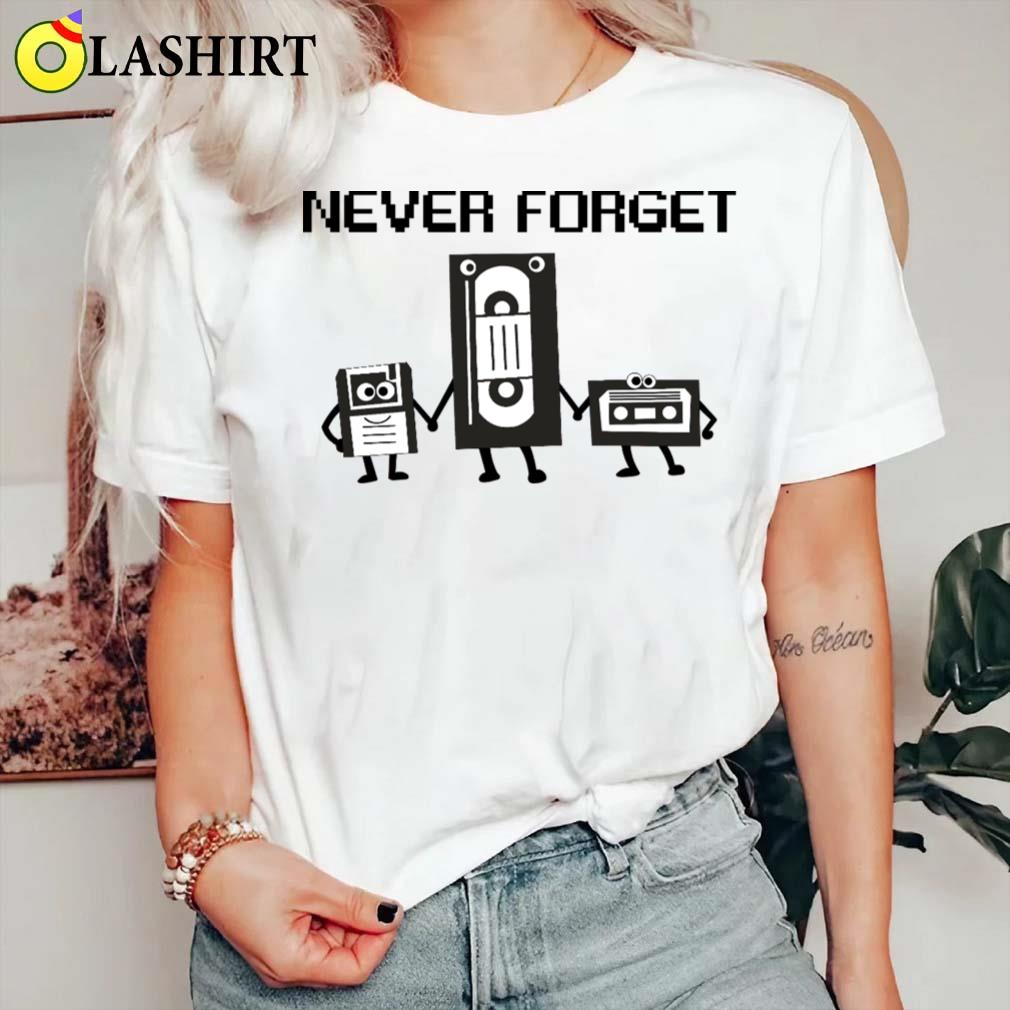 Retro Music System Illustration T-shirt Classic Shirt