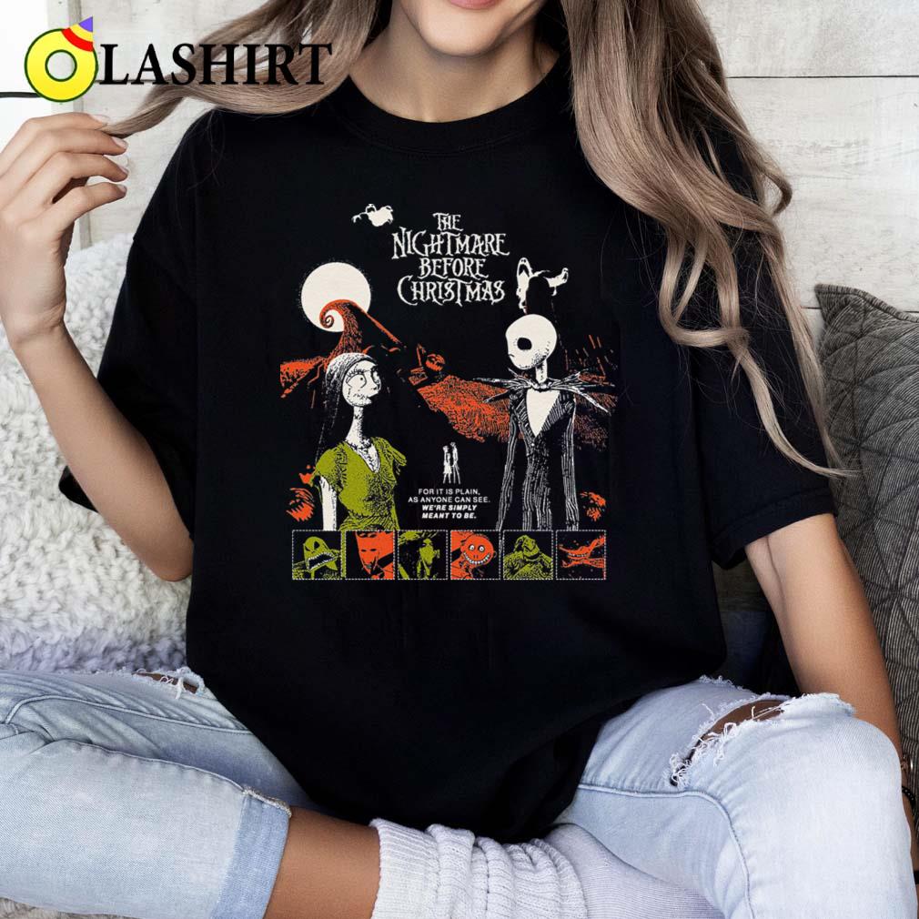 Retro The Nightmare Before Christmas Movie T-shirt Classic Shirt