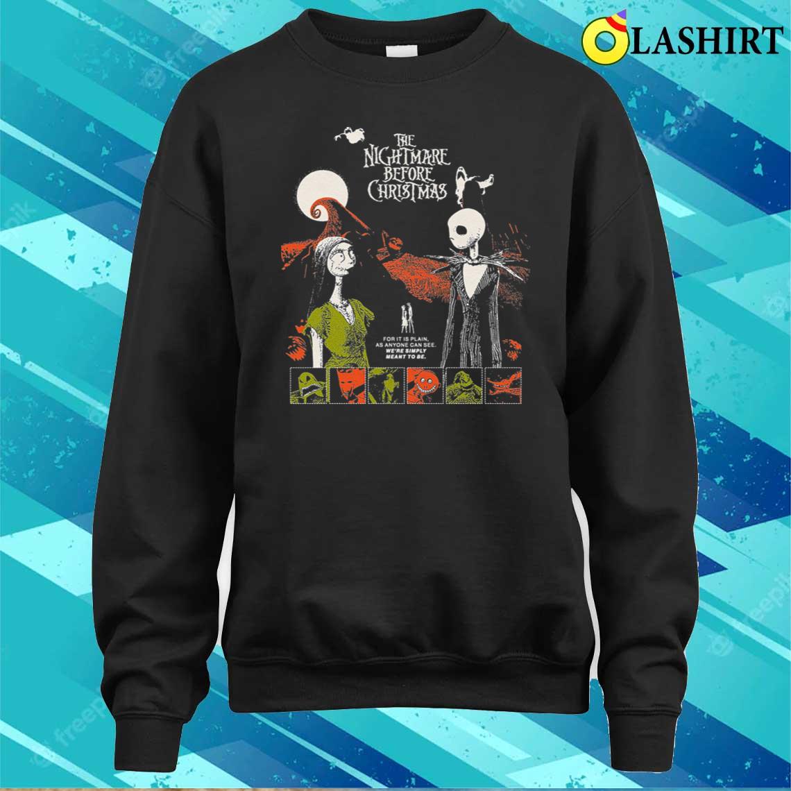 Retro The Nightmare Before Christmas Movie T-shirt Sweater Shirt