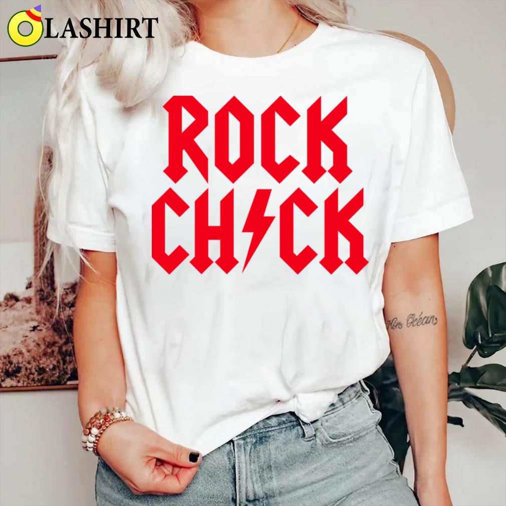 Rock Chick Hard Rock Rock Music Heavy Metal Girl T-shirt Classic Shirt