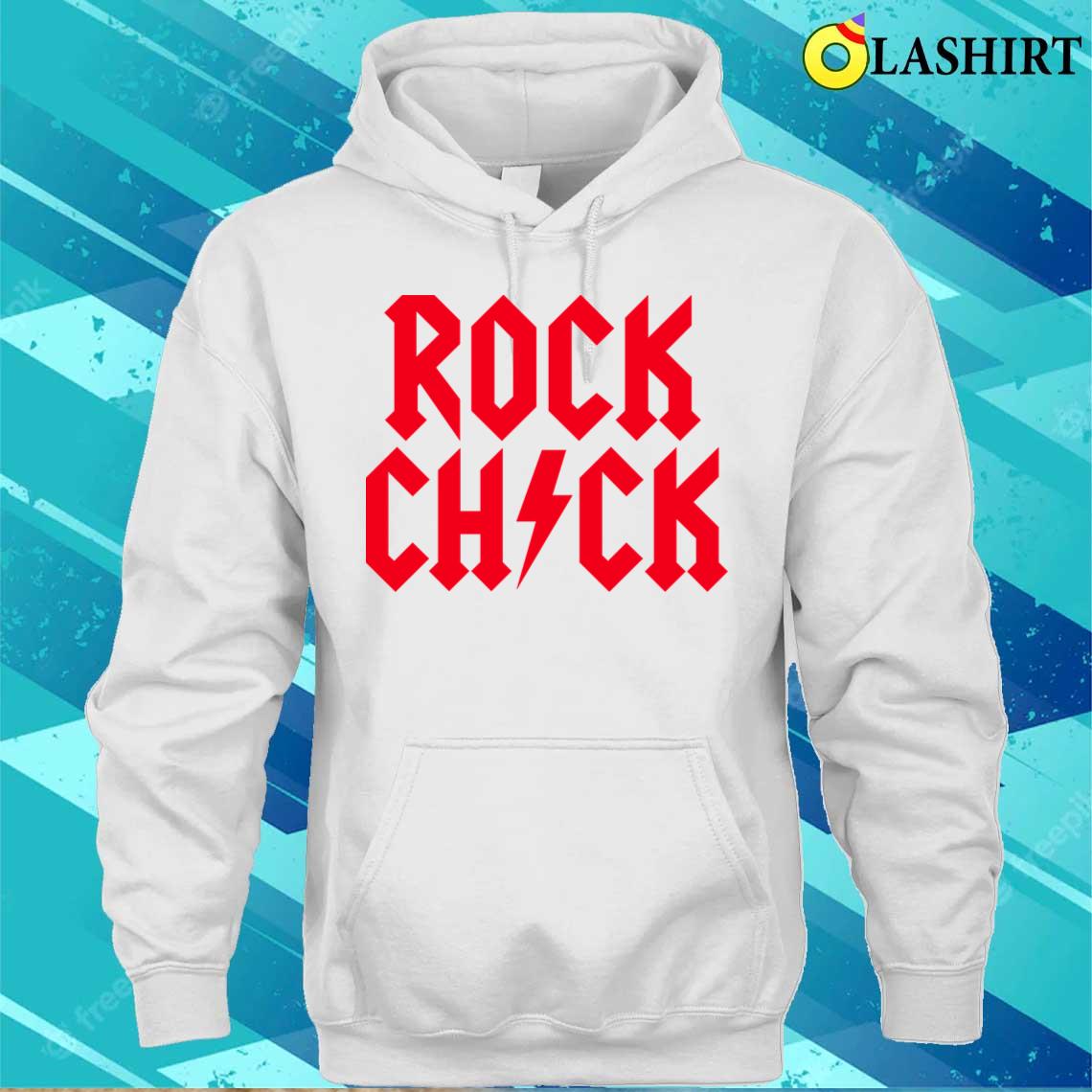 Rock Chick Hard Rock Rock Music Heavy Metal Girl T-shirt Unisex Hoodie