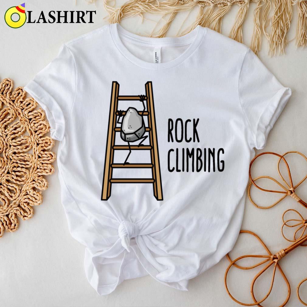 Rock Climbing Funny Climbing Sport Puns Cartoon T-shirt Best Sale