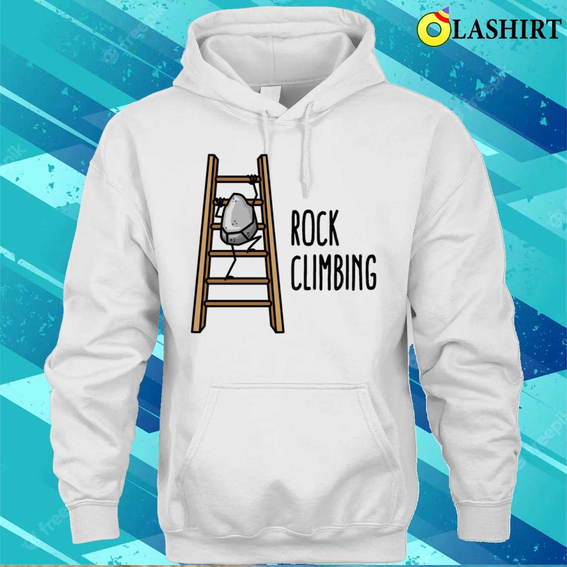 Rock Climbing Funny Climbing Sport Puns Cartoon T-shirt Unisex Hoodie