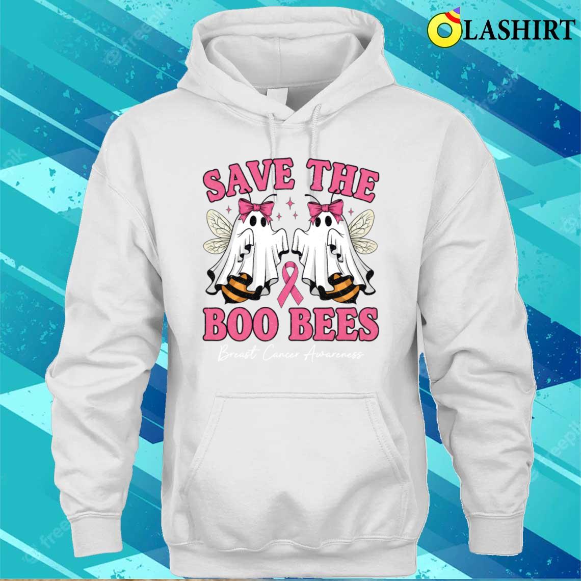 Save The Boo Bees Breast Cancer Awareness T-shirt Unisex Hoodie