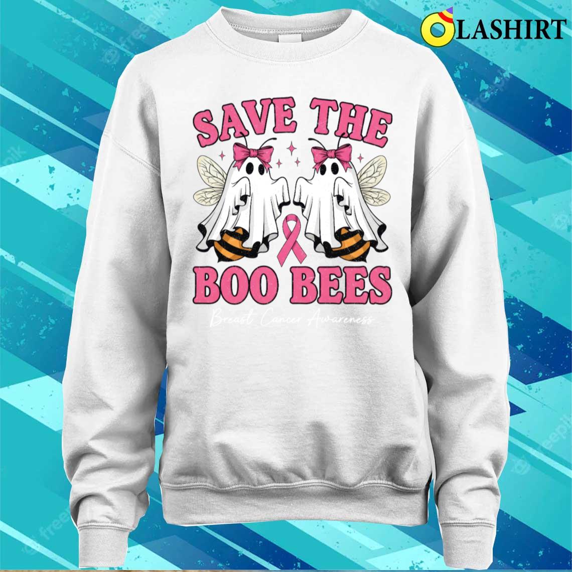Save The Boo Bees Breast Cancer Awareness T-shirt Sweater Shirt