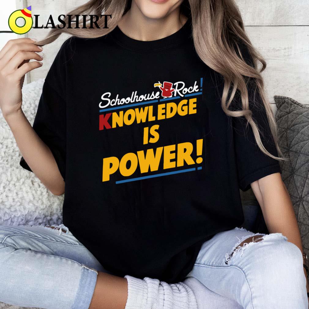 Schoolhouse Rock Knowledge Is Power Back To School T-shirt Classic Shirt