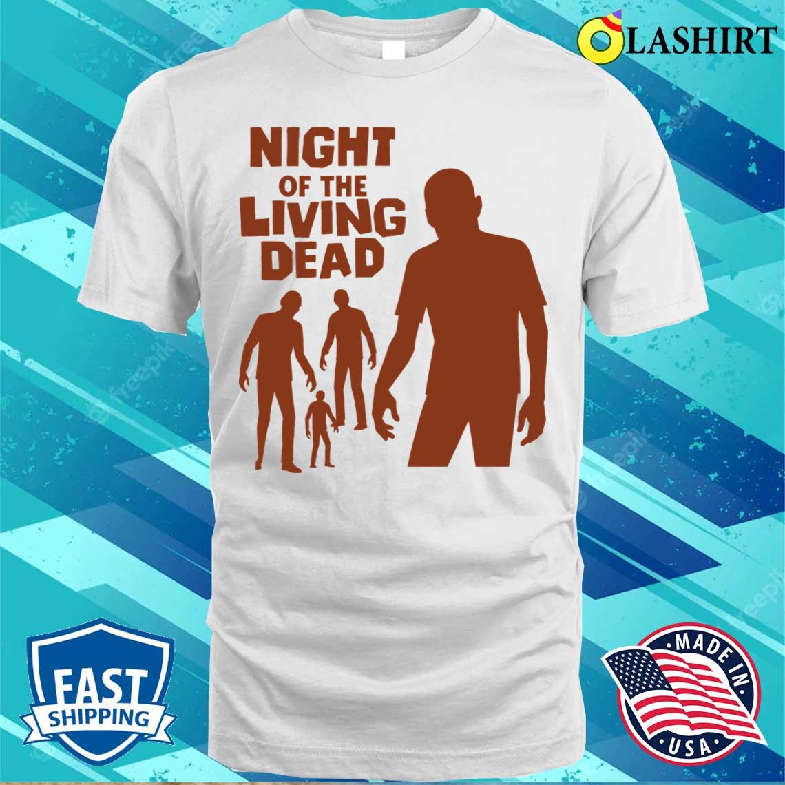 Silhouette Night Of The Living Dead T-shirt Classic Shirt