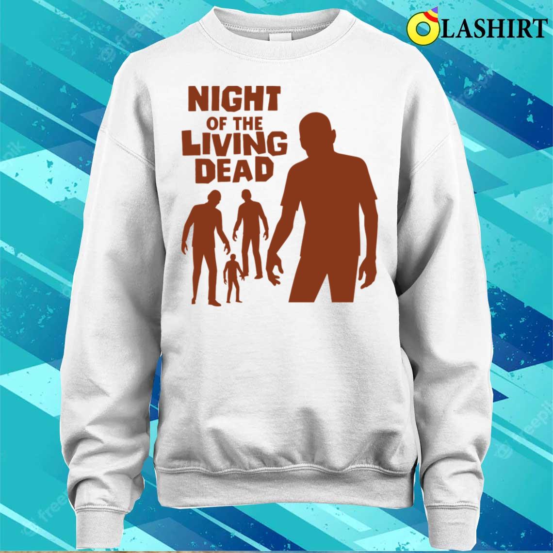Silhouette Night Of The Living Dead T-shirt Sweater Shirt