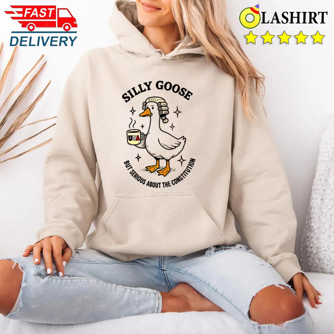 Silly Goose Funny Goose Shirt Unisex Hoodie