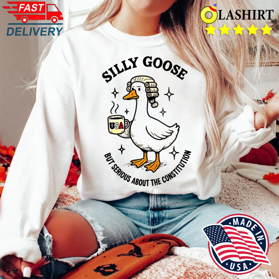 Silly Goose Funny Goose Shirt Sweater Shirt