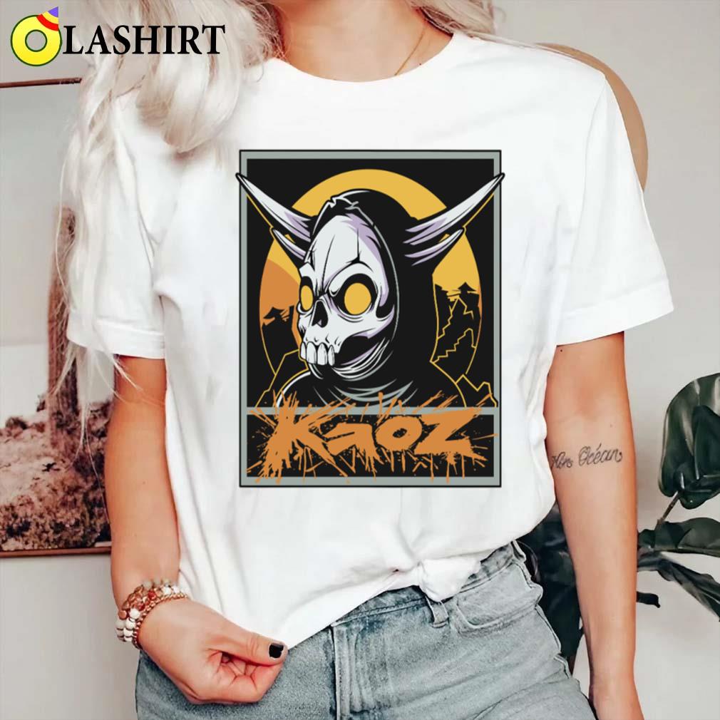 Skull Demon Hooded Artwork T-shirt Classic Shirt