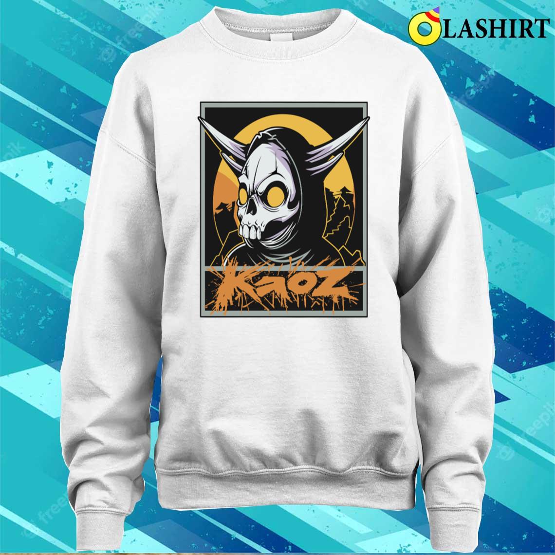 Skull Demon Hooded Artwork T-shirt Sweater Shirt