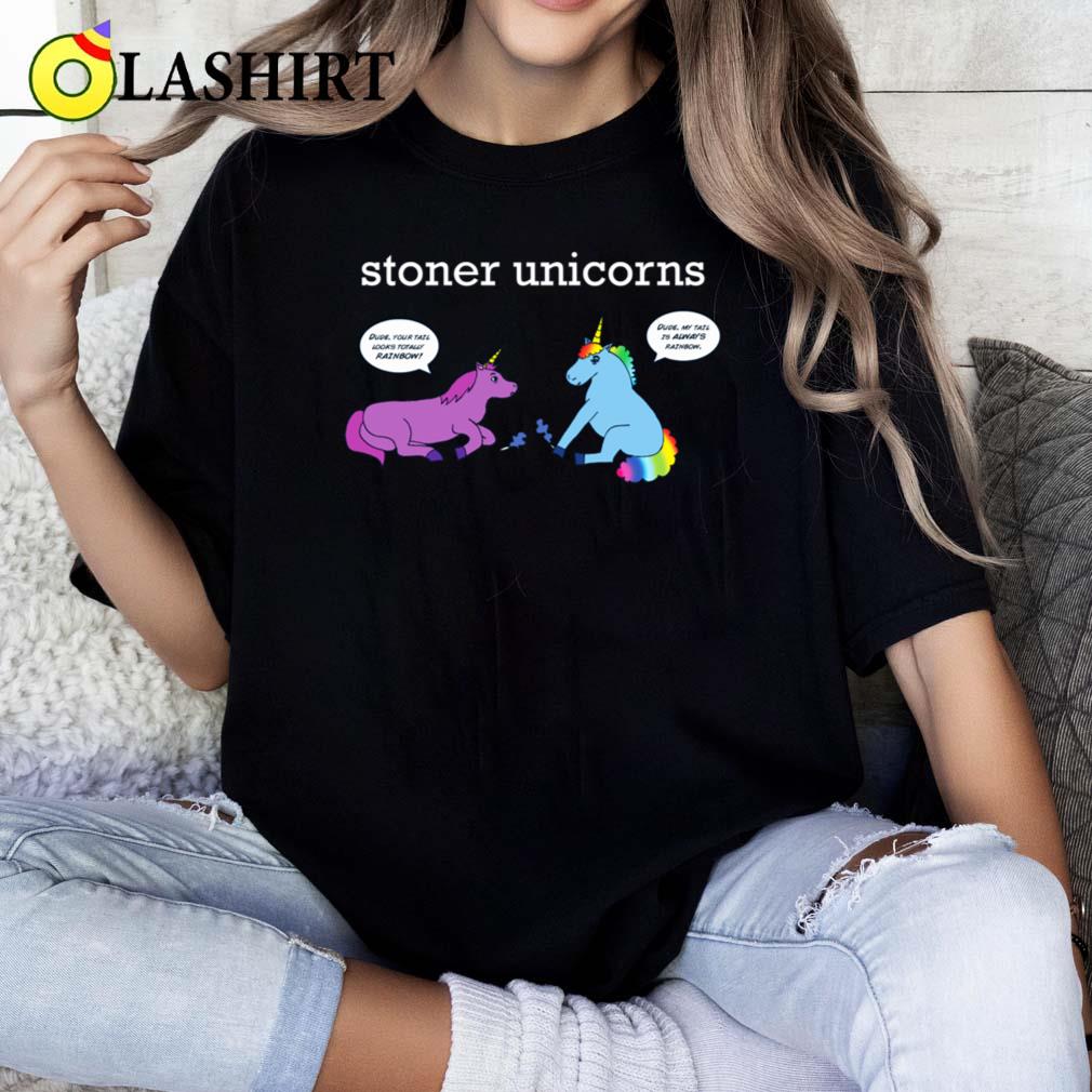 Stoner Unicorns Tshirt (women's Standard) T-shirt Classic Shirt