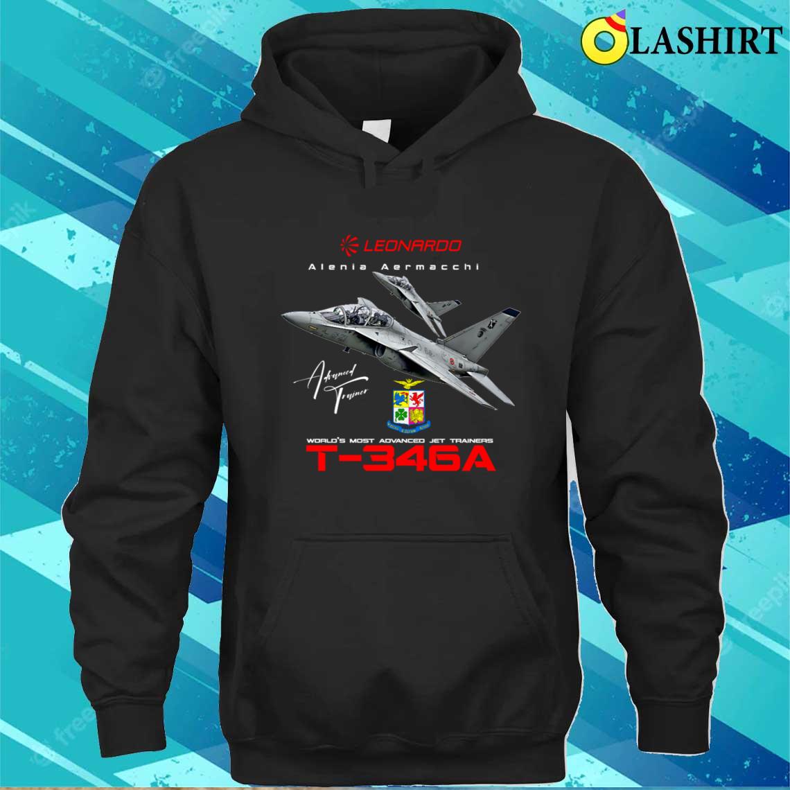 T-346a Italian Jet Trainer - Military Aircraft Des T-shirt Unisex Hoodie