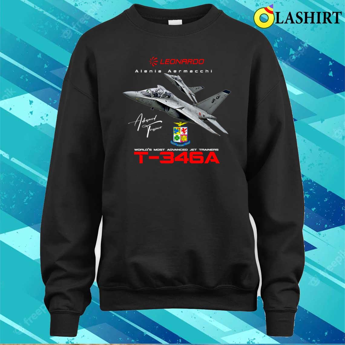 T-346a Italian Jet Trainer - Military Aircraft Des T-shirt Sweater Shirt