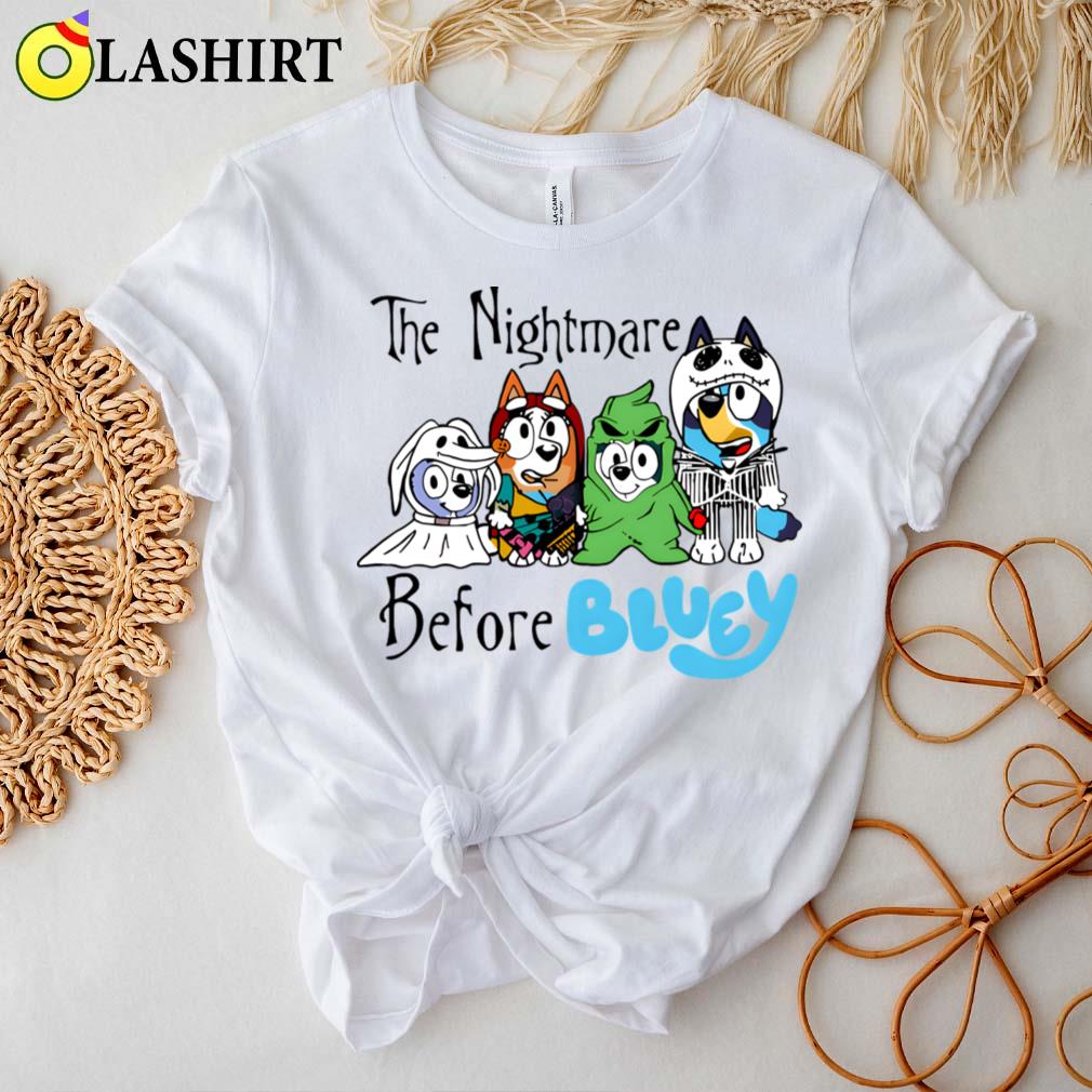 The Nightmare Before Bluey T-shirt Best Sale