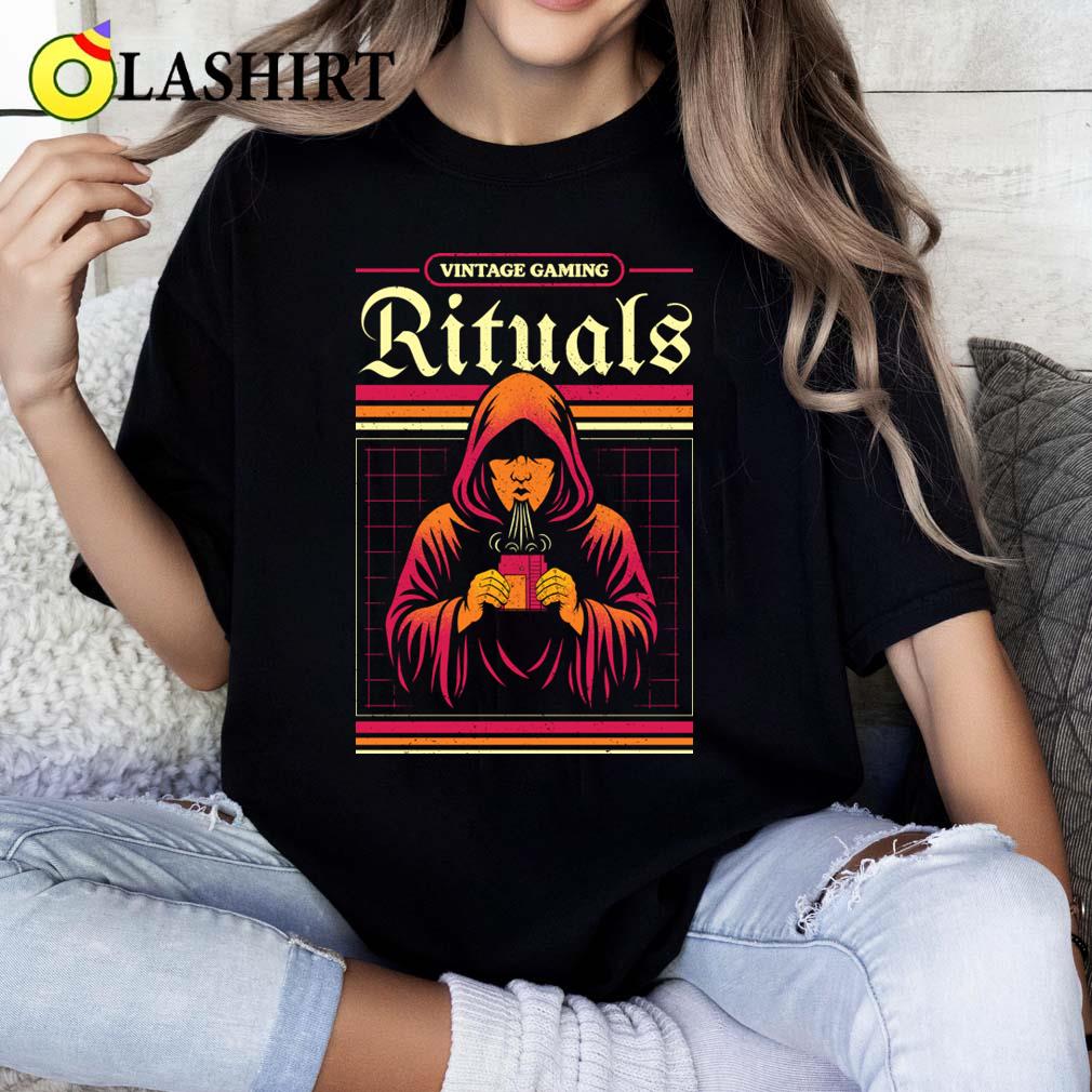 Vintage Gaming Rituals T-shirt Classic Shirt