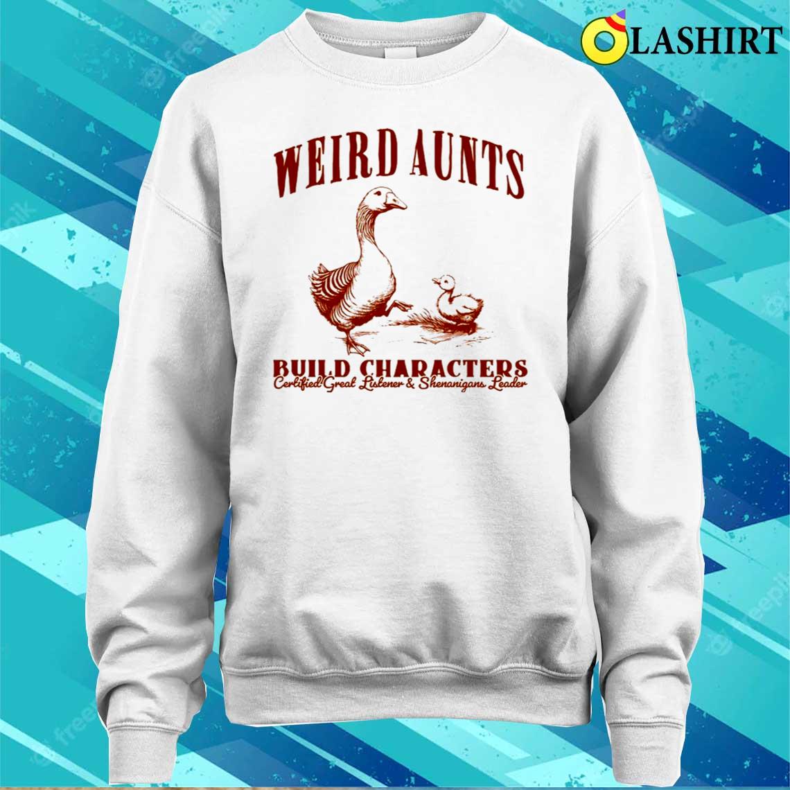 Weird Aunts Build Characters Shirt, Funny Aunt Sweater Shirt