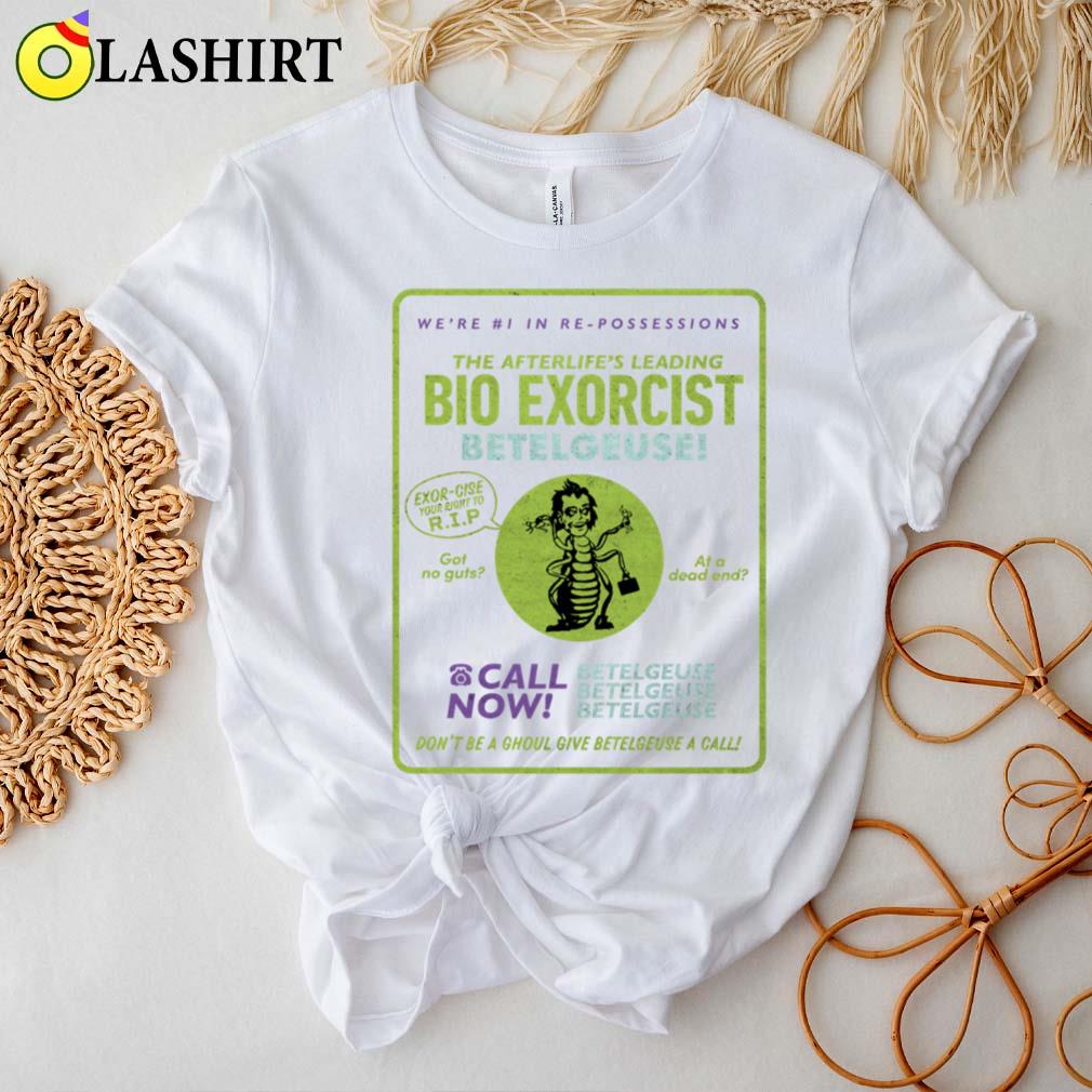 Beetlejuice 2 Bio Exorcist Betelgeuse! Phone Ad T-shirt