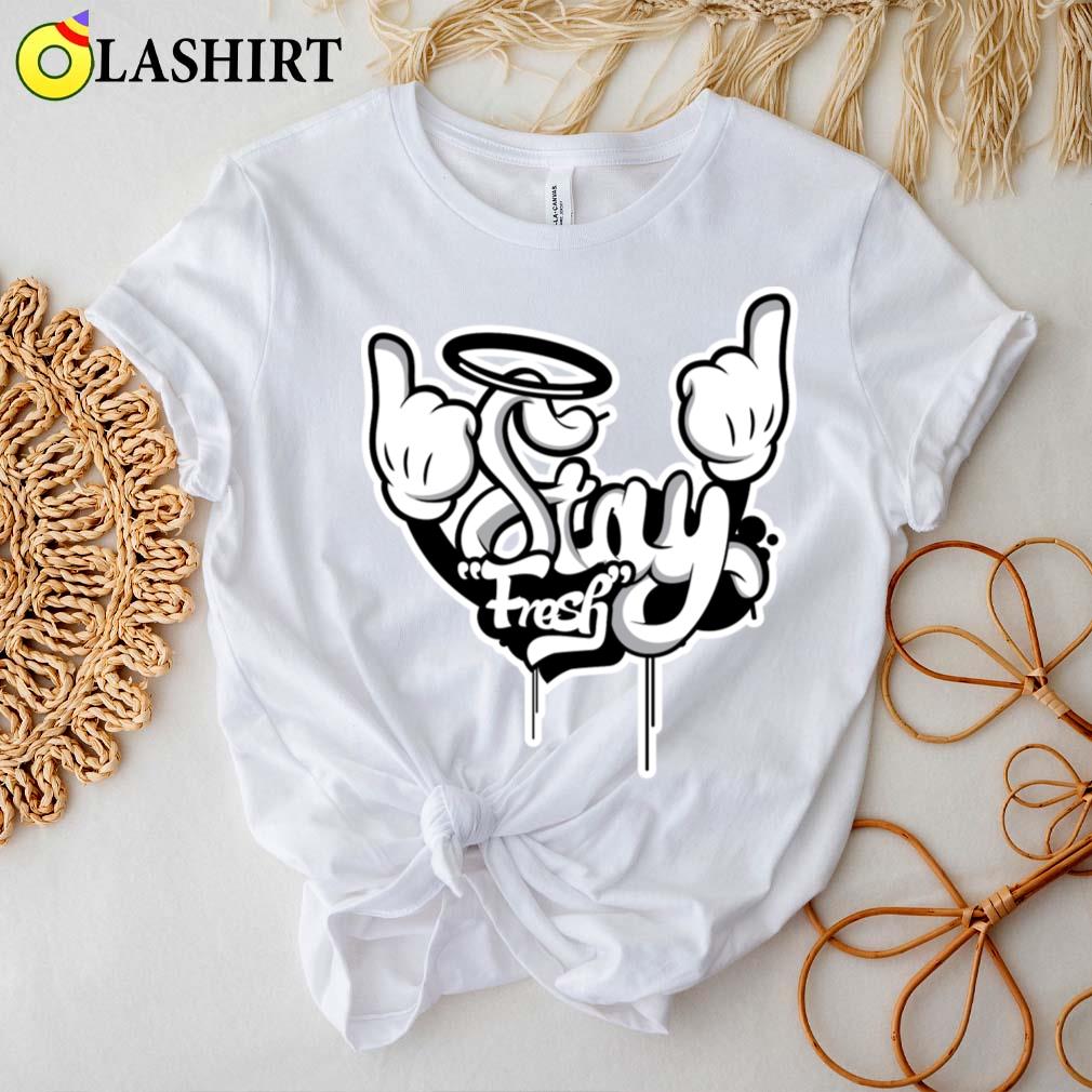 Stay Fresh White Outlinepng T-shirt