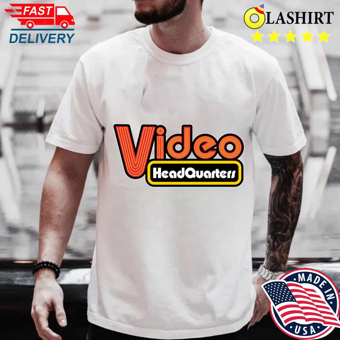 Video Headquarters Retro Defunct Movie Video Rental Store T-shirt