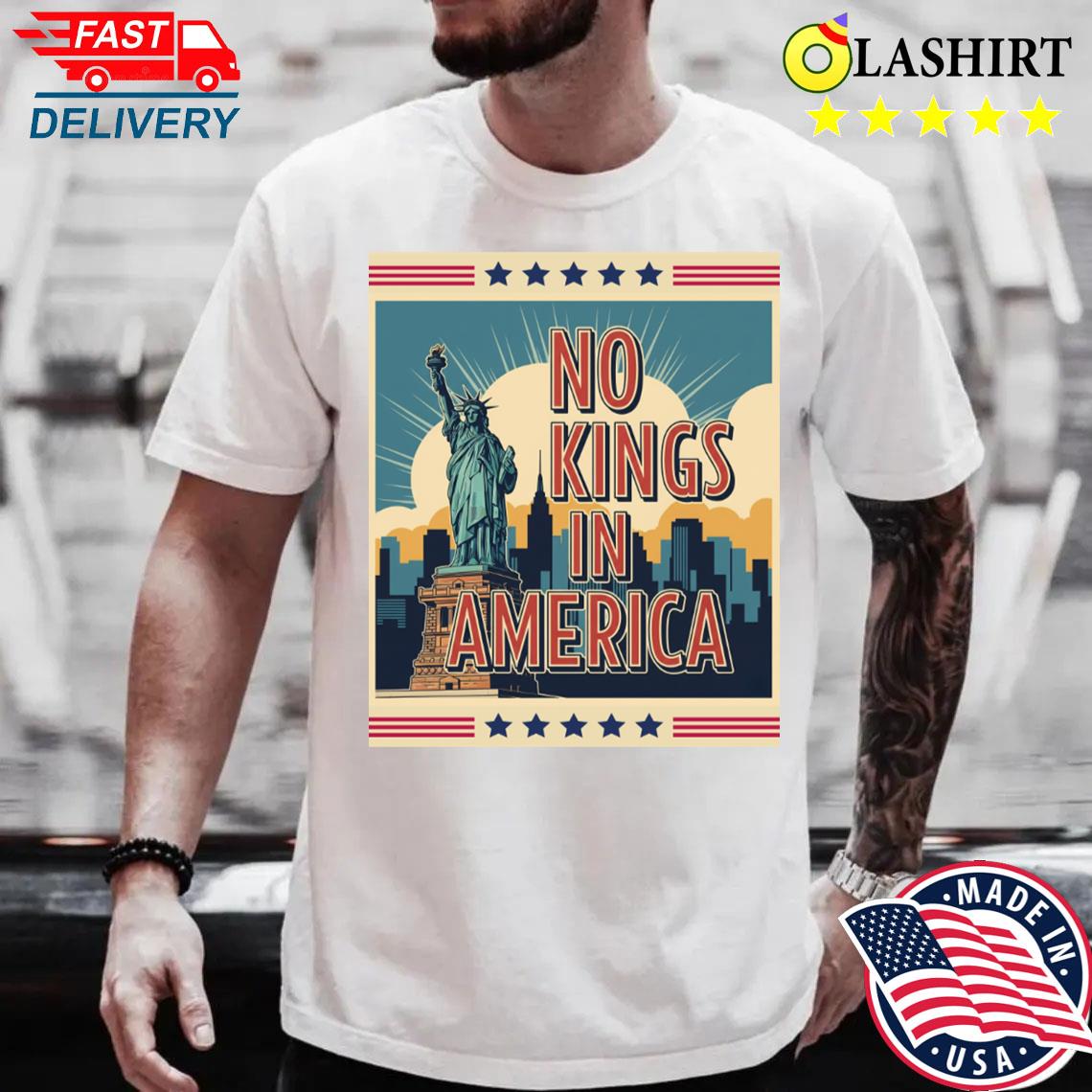 No Kings In America Liberty Design