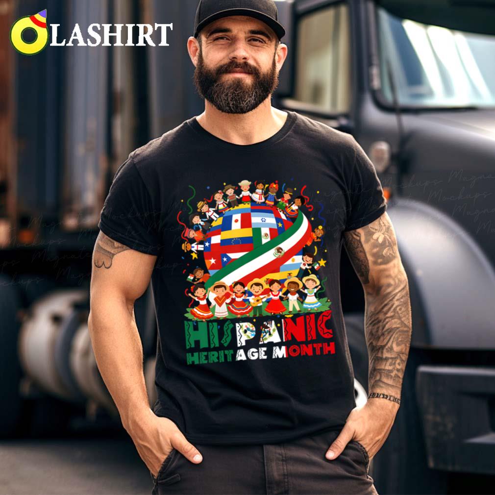 Hispanic Heritage Month Mexico All Latin T-shirt