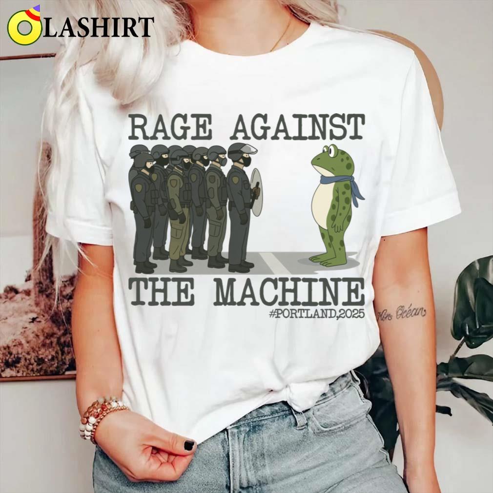 Anti Trump Portland Freedom Frog Anti Ice T-shirt Classic Shirt