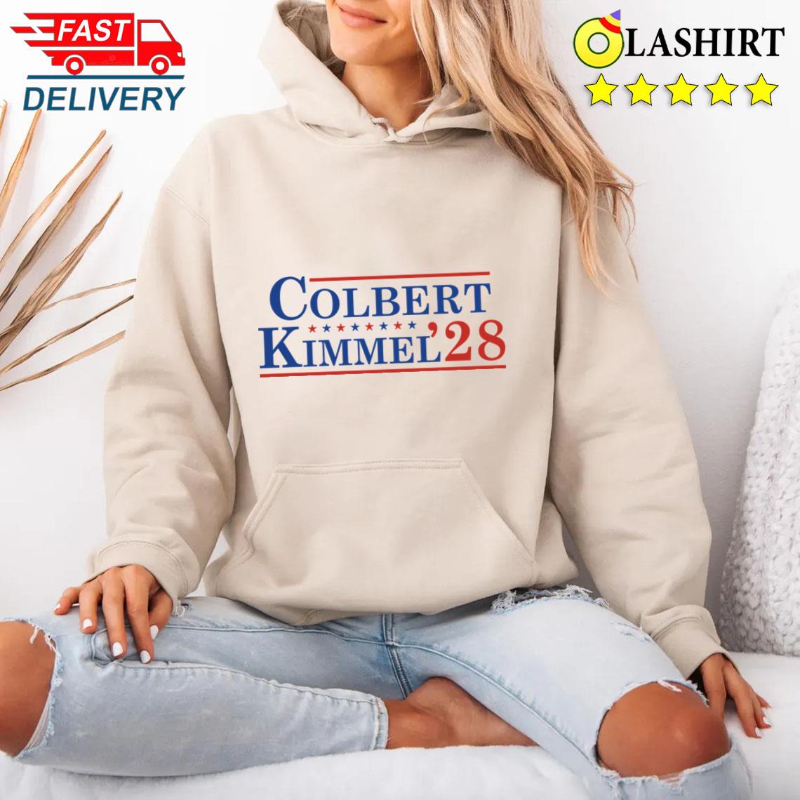 Colbert Kimmel 2028 Election T-shirt Unisex Hoodie
