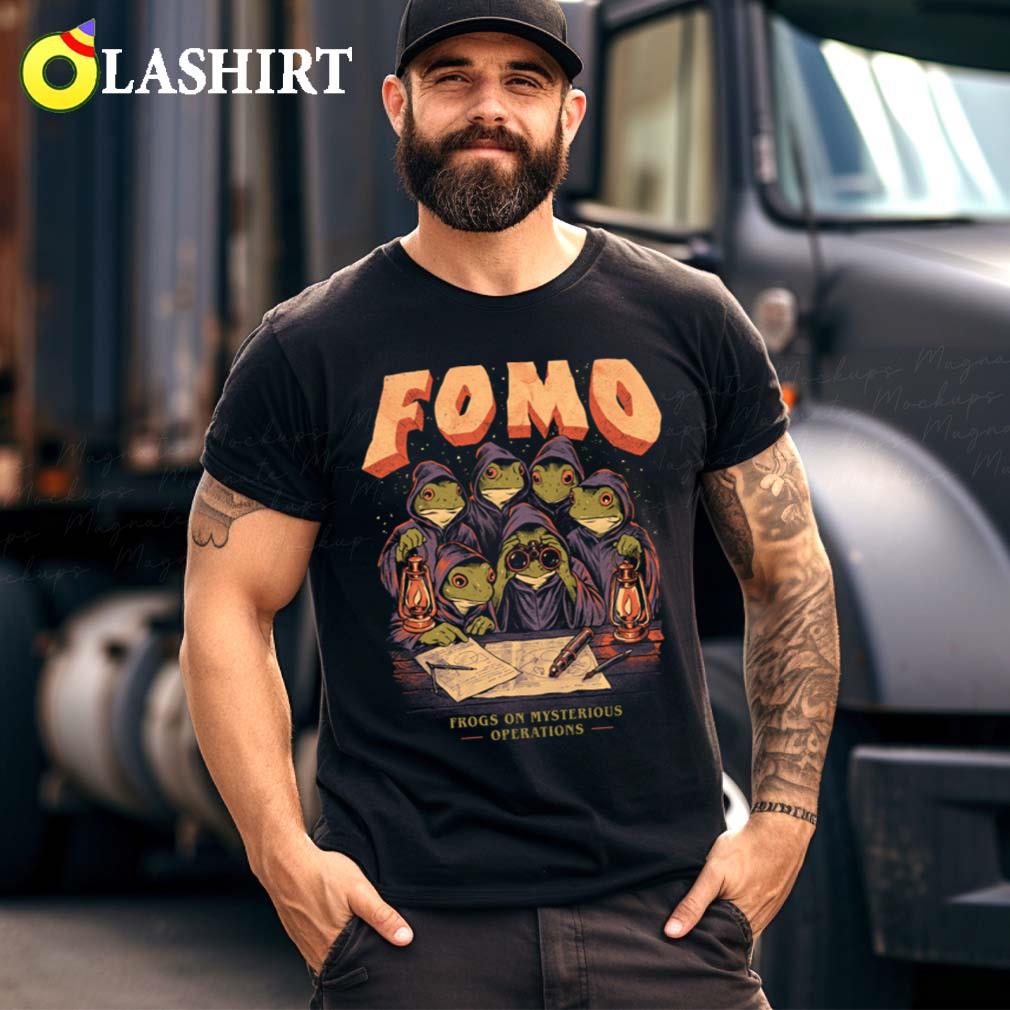 Fomo Frogs On Mysterious Operations T-shirt Best Sale