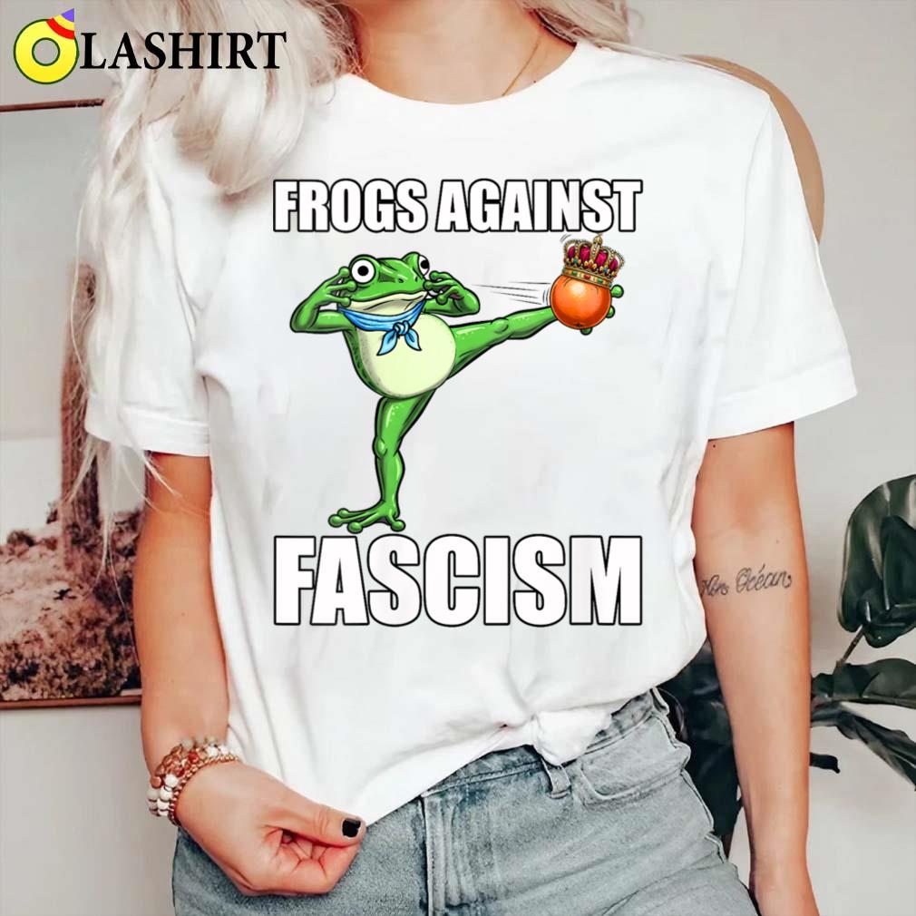 Frogs Against Fascism Portland Frog Protest T-shirt Classic Shirt