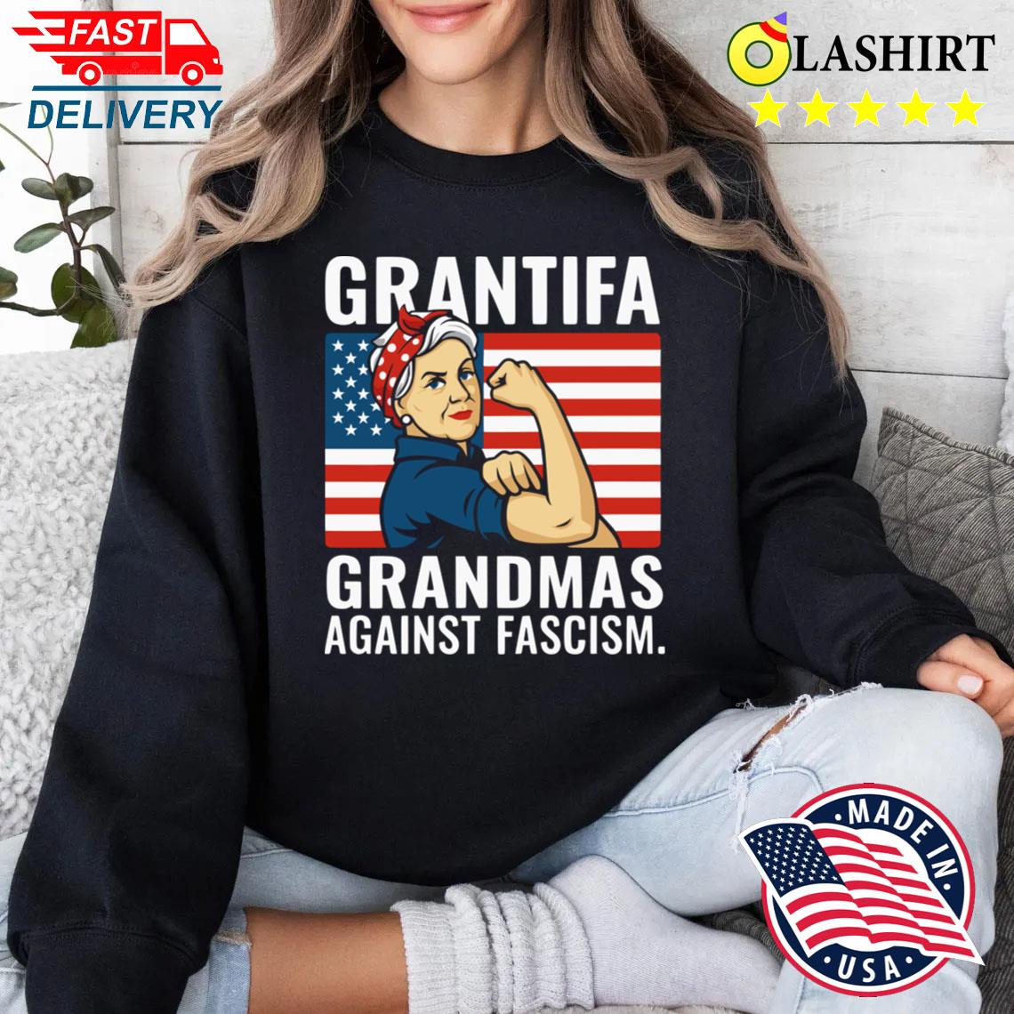 Grantifa Grandmas Against Fascism T-shirt Sweater Shirt