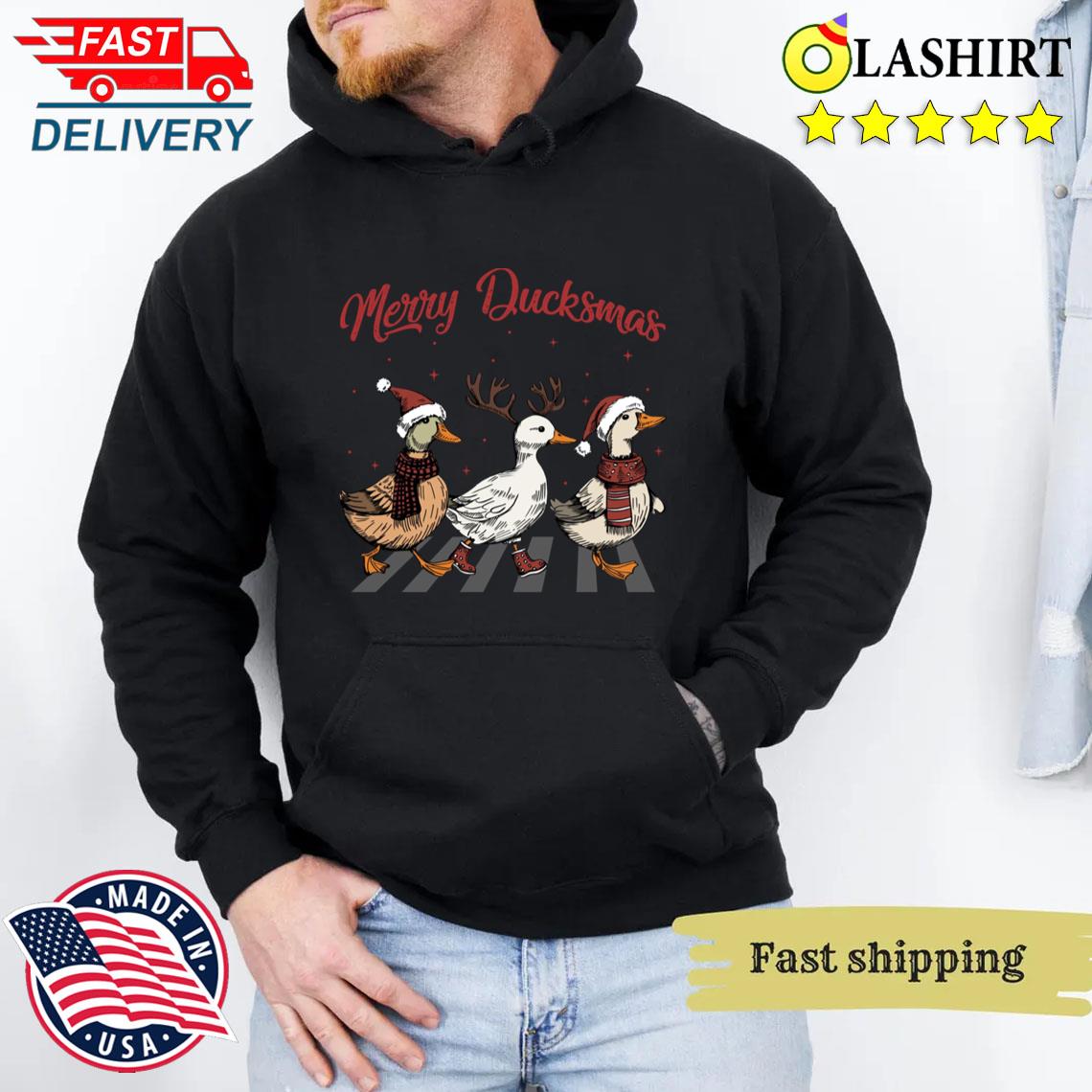 Merry Ducksmas T-shirt Unisex Hoodie