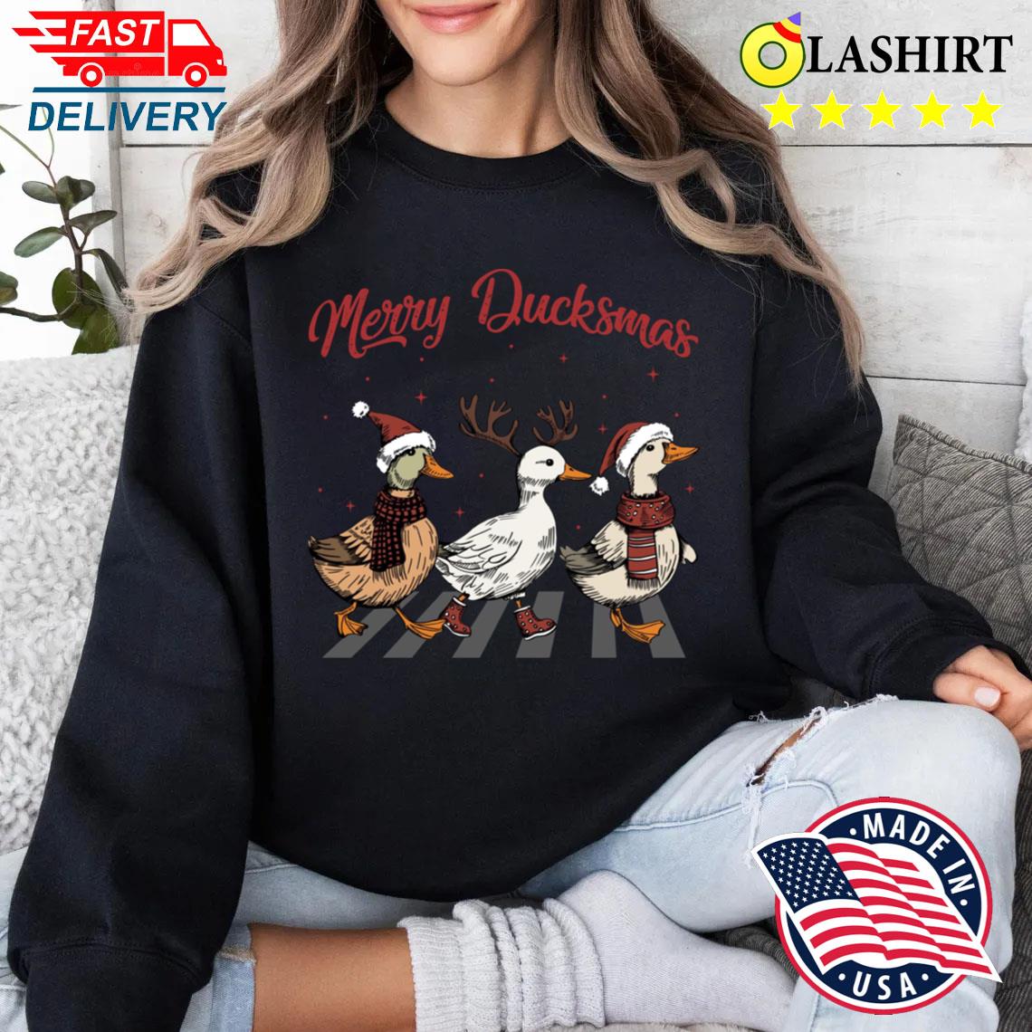 Merry Ducksmas T-shirt Sweater Shirt
