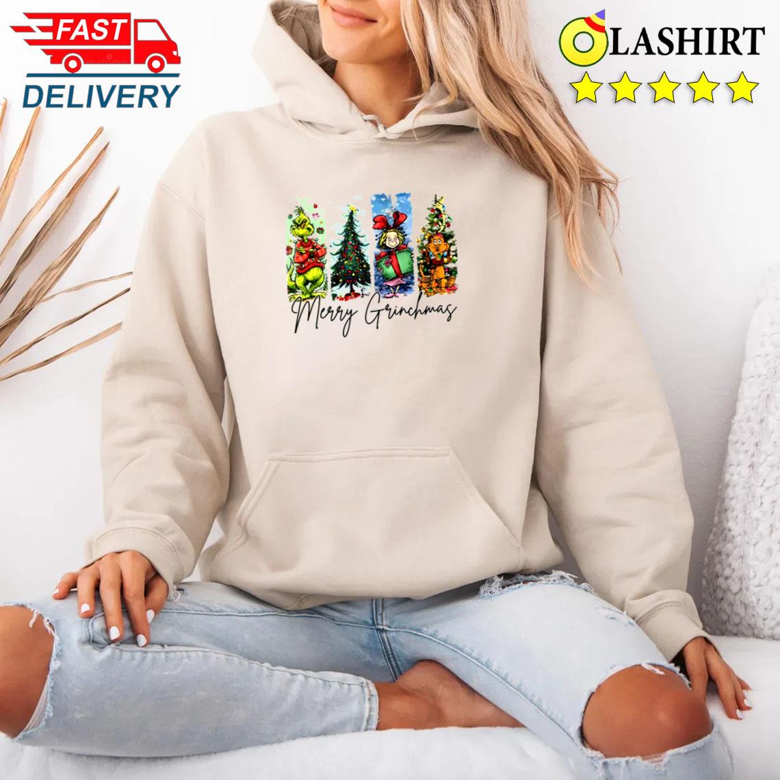 Merry Grinchmas T-shirt Unisex Hoodie