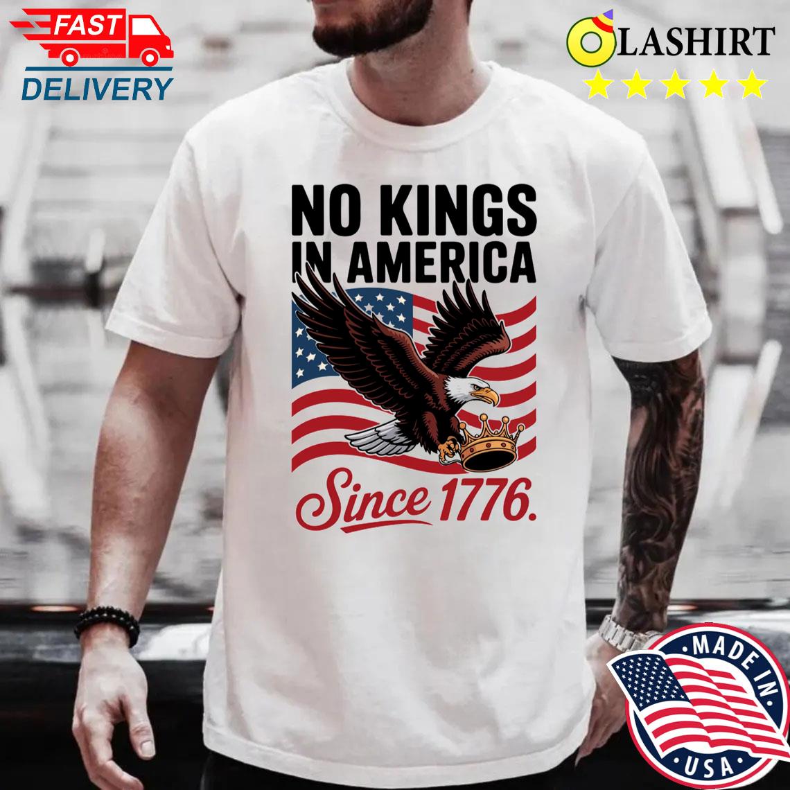 No Kings In America Anti Trump Resistance Shirt Best Sale