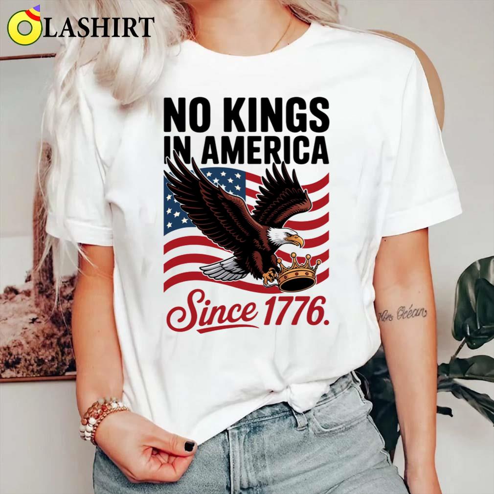 No Kings In America Anti Trump Resistance Shirt Classic Shirt