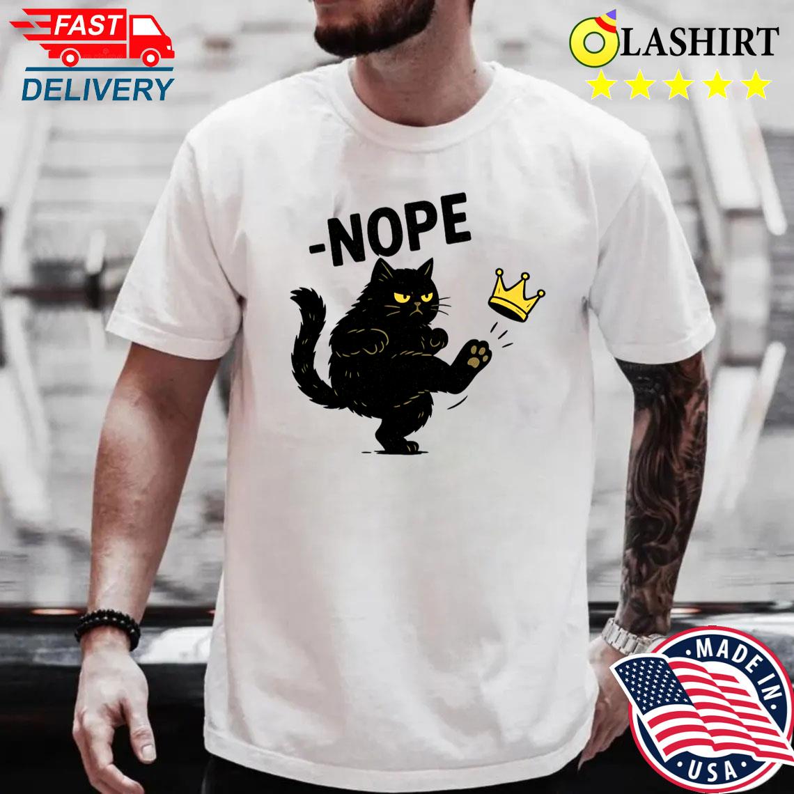 No Kings In America Black Cat Shirt, No Kings Shirt Best Sale