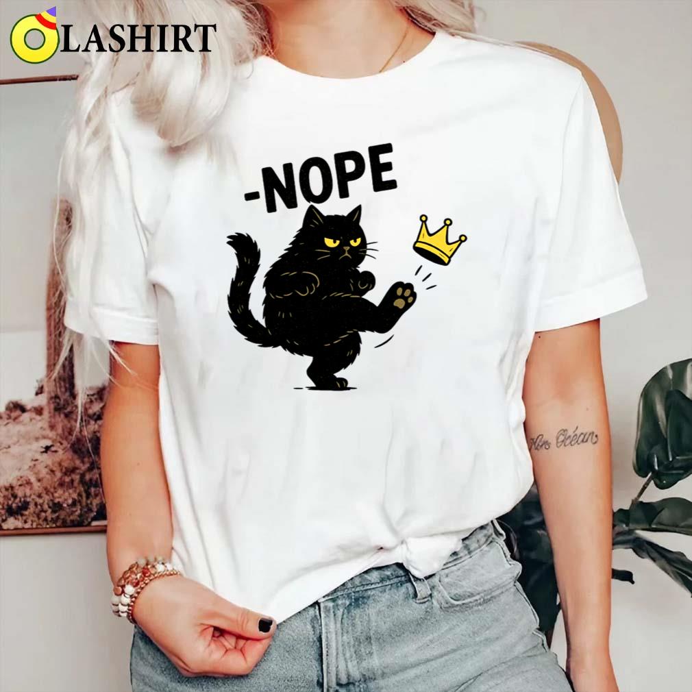 No Kings In America Black Cat Shirt, No Kings Shirt Classic Shirt