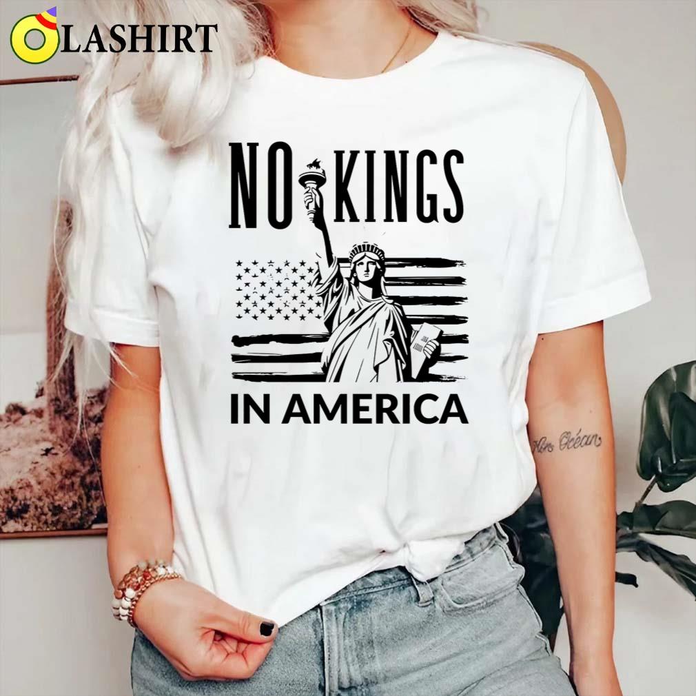 No Kings In America Statue Of Liberty Anti Elon Musk Anti Donald Trump Classic T-shirt Classic Shirt