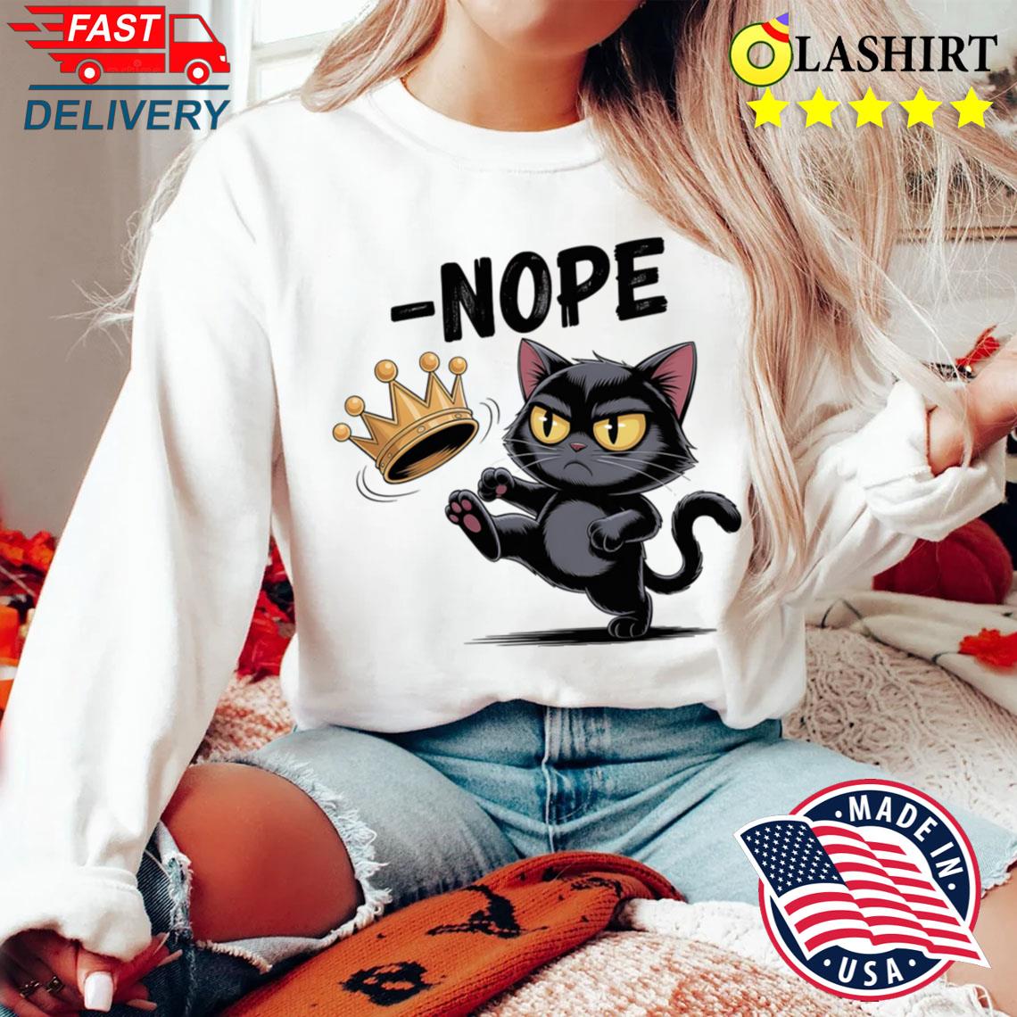 No Kings In America Usa T-shirt, Patriotic Freedom Tee Sweater Shirt