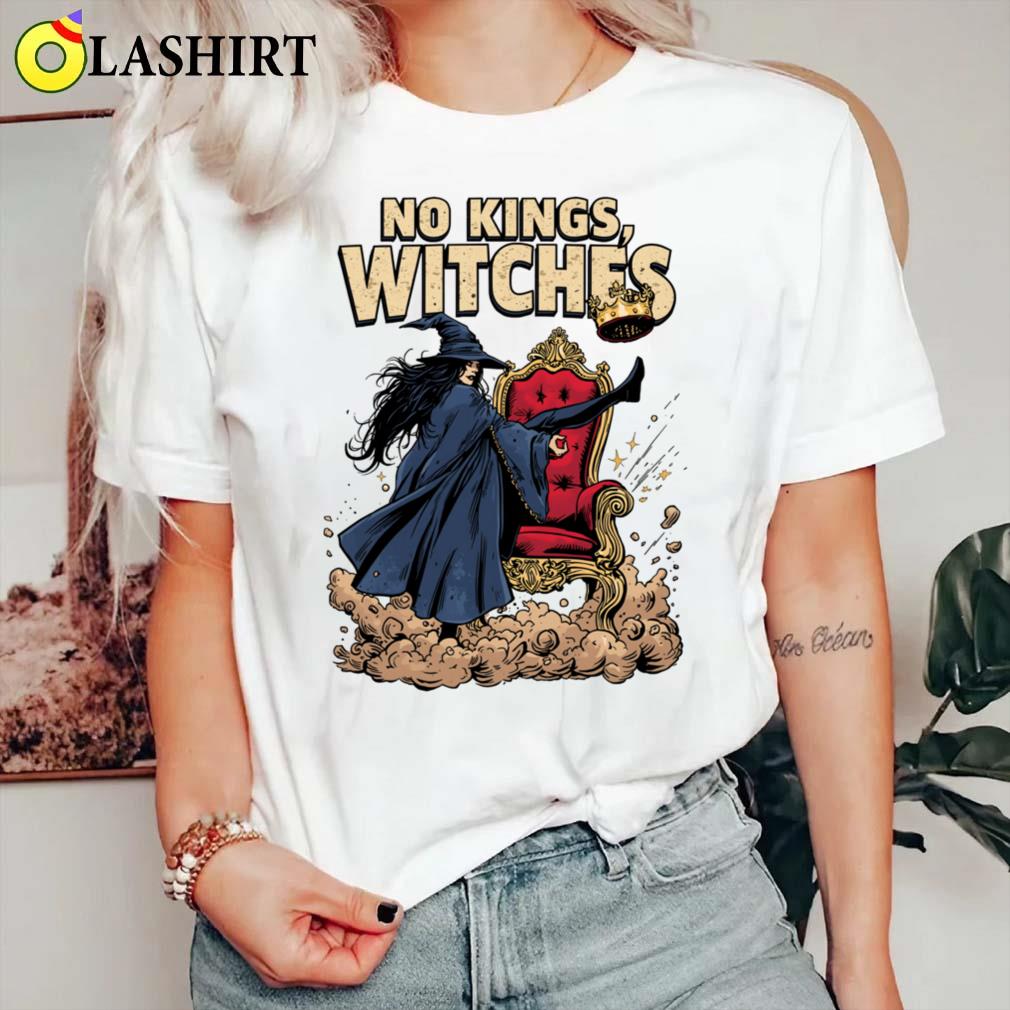 No Kings Just Witches Funny Witchcore Halloween Art T-shirt Classic Shirt No Kings Just Witches Funny Witchcore Halloween Art T-shirt Classic Shirt