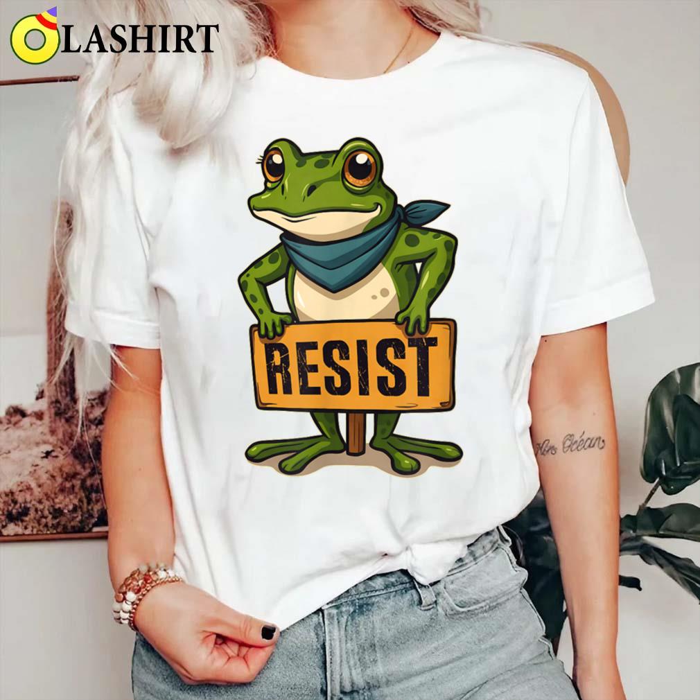 Portland 2025 Resist Portland Frog Protest T-shirt Classic Shirt