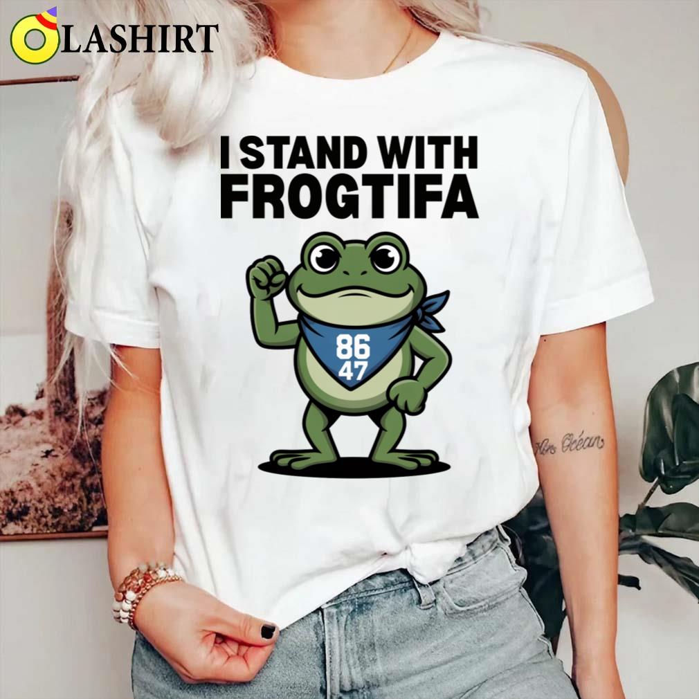 Portland Frog Anti Fascism 86 47 I Stand With Frogtifa T-shirt Classic Shirt
