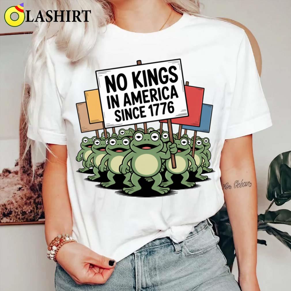Portland Frog Protest Against Fascism No Kings In America Together Stronger T-shirt Classic Shirt