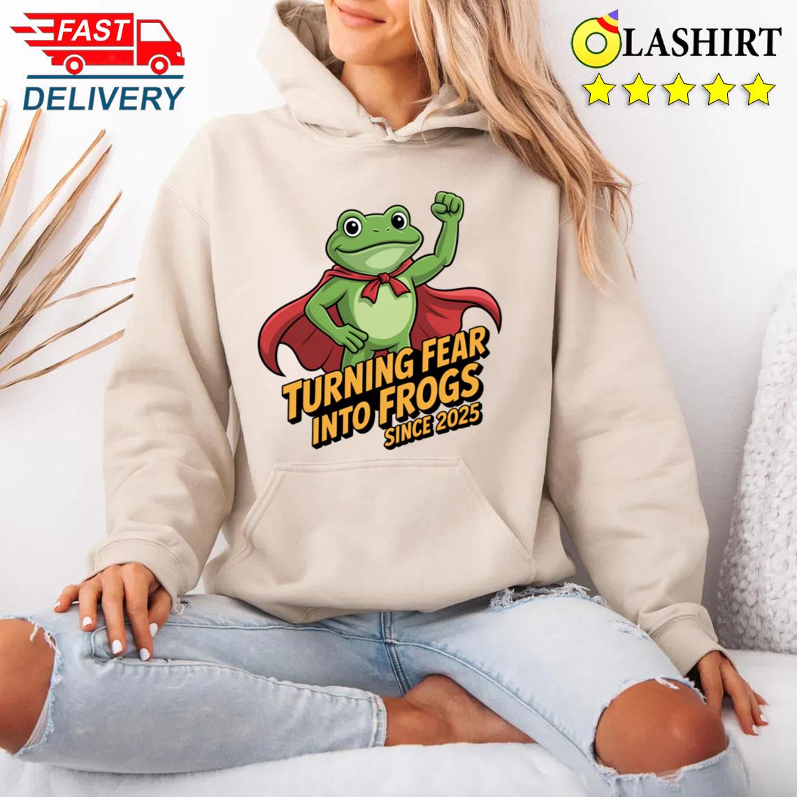 Portland Frog Protest Superhero Resist Anti Fascism No Kings In America T-shirt Unisex Hoodie